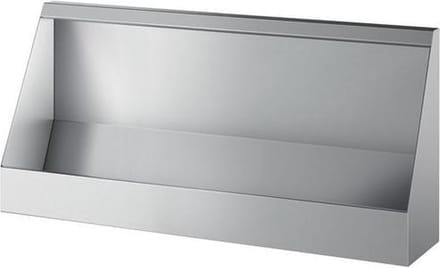 Urinoirgoot wandmodel L.1200 boventoevoer RVS 304 sat