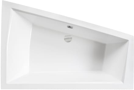 Badland INTIMA hoekbad 180 x 125 cm rechts wit