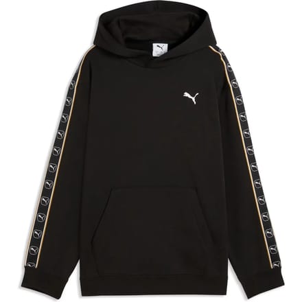 Sweatshirt met capuchon met geribbelde zoom en manche voor kinderen Puma Cat logo