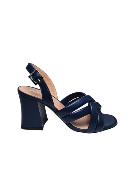 sa16017C9enap750 Pollini Blauw leer voor vrouwen