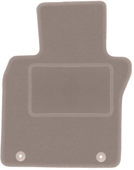 Beige bestuurdersmat voor: Mazda 3 IV hatchback, sedan (2019-)
