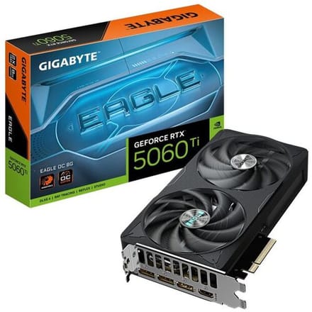 GIGABYTE GeForce RTX 5060 Ti EAGLE OC - 8GB GDDR7 RAM - Grafische kaarten