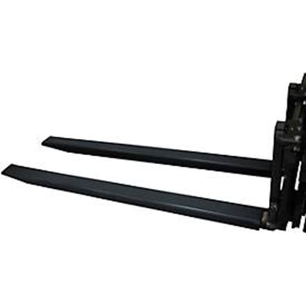 Vorkverlenging, L 2000 x B 80 x 40 mm, zwart