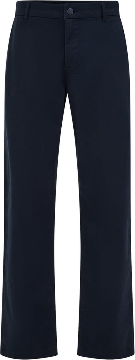 WE Fashion Heren regular fit broek met elastieke broekband