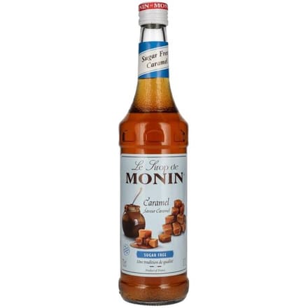 Monin Koffiesiroop Karamel suikervrij - 70 cl