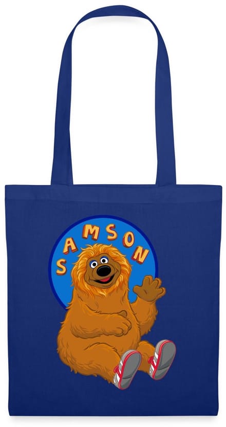Sesamstraat Samson Tas Van Stof Schoudertas