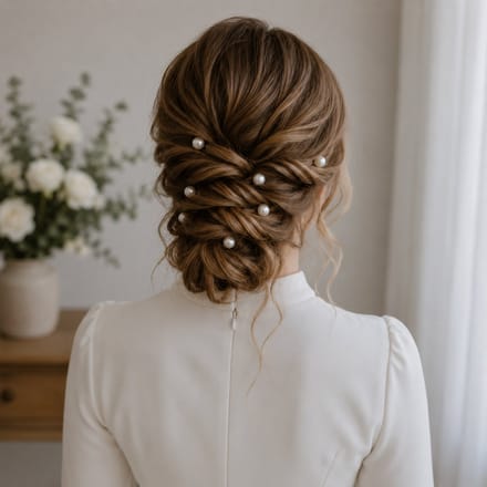 Haar in Stijl® Lulu 20 Parel Haarpinnen Goud - 14mm - Witte Parels - Bruid
