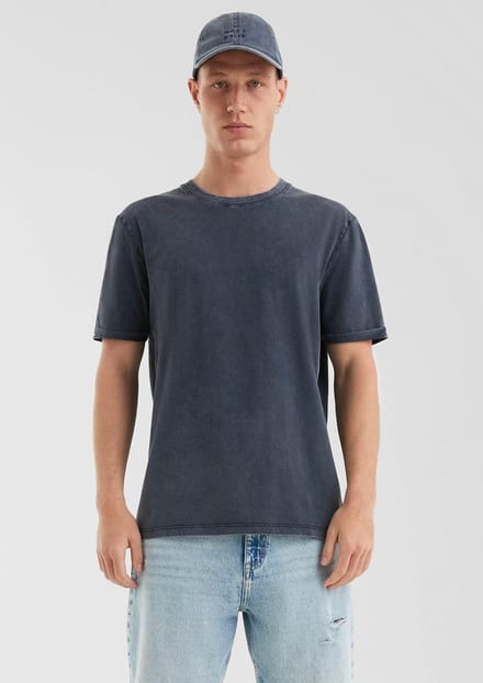 QS - male - Gewassen basic T-shirt