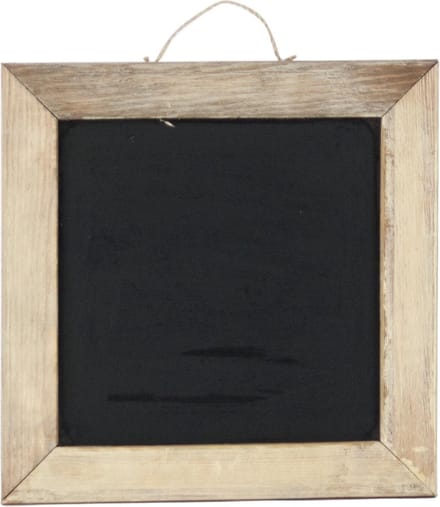 Stijf Krijtbord Met Touw - 33,5 x 33,5 cm - FSC Gecertificeerd