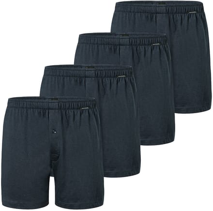 Schiesser Heren boxershort 4 pack Singel-Jersey