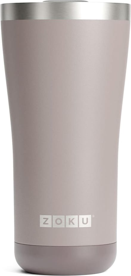 Thermosbeker RVS, 550 ml, Grijs, 3-in-1 - Zoku