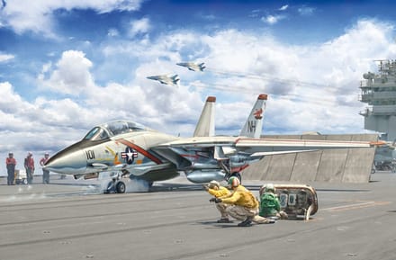 Italeri Modelbouwpakket Vliegtuigen - 1414 F-14A Tomcat Plastic - 1:72 - Modelbouw