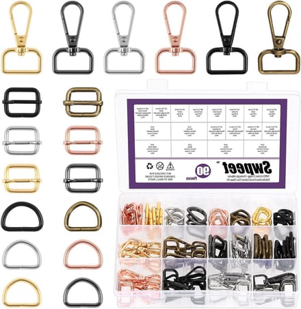 D Ring Swivel Sluiting met Kreeftsluiting en Roller Pin Buckles voor DIY Creatieve Projecten