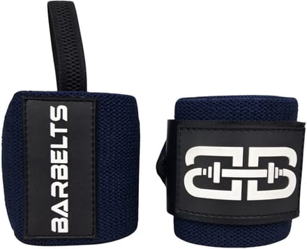 Barbelts Wrist wraps - Navy - 50cm