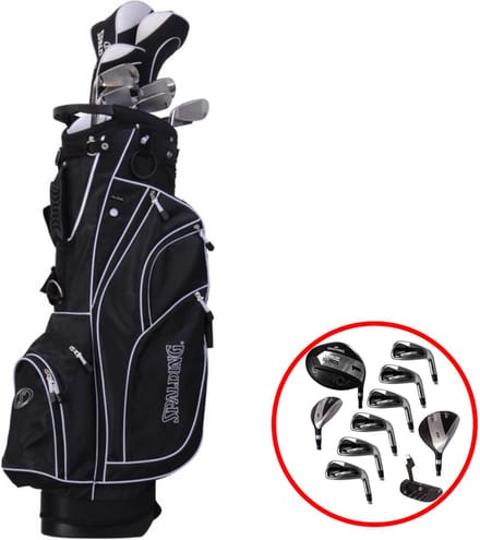 Spalding True Black 14-Delige Golfset (graphite shaft) - Cadeau