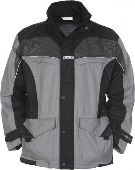 Hydrowear Kingston Parka – Wind- en Waterdicht – Zwart/Grijs maat S – Werkjas