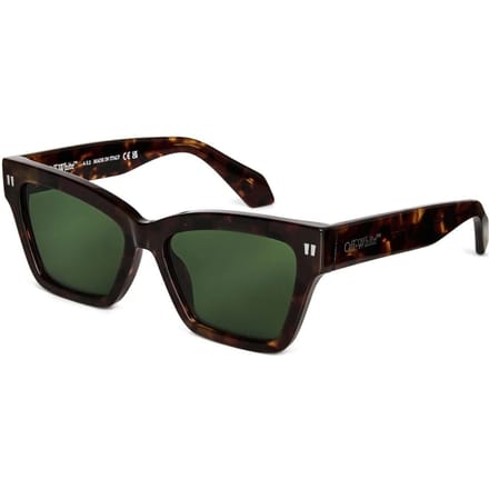 Accessories Off White Cincinnati Square Full Rim Sunglasses in 6055 Havana