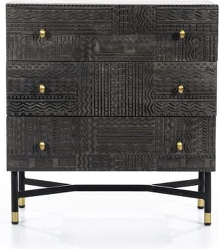 Kabinet Isa Donker Grijs 75 cm | Eleonora