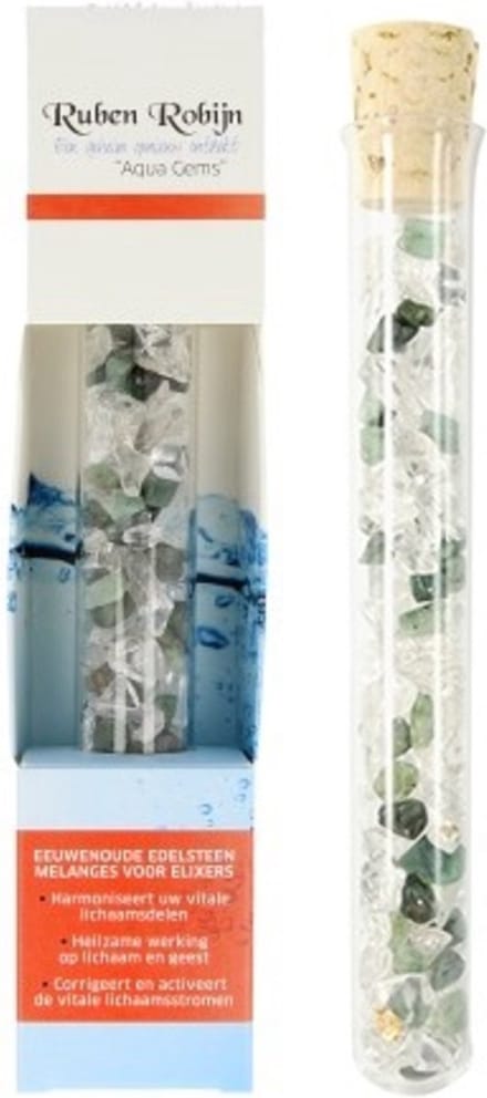 Oriëntatie & Groei small Aqua Gems edelsteenwand