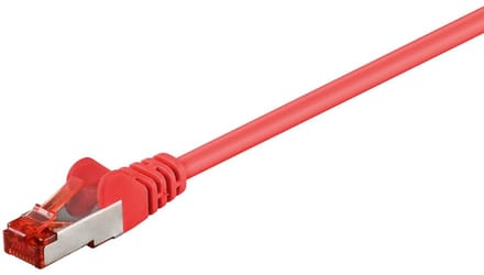 Pro CAT 6 patch cable S/FTP (PiMF) Rood - Rood - 1 meter