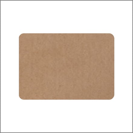 Sticker - "BRUIN (KRAFT)" - Etiketten - 36x25mm - 1000 Stuks - Sluitzegel - Sluitsticker - Premium Kwaliteit