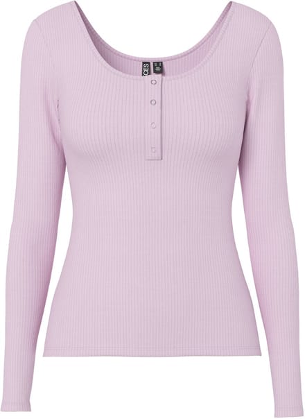 PIECES - PCKITTE LS TOP JRS NOOS BC - Dames - Blouses
