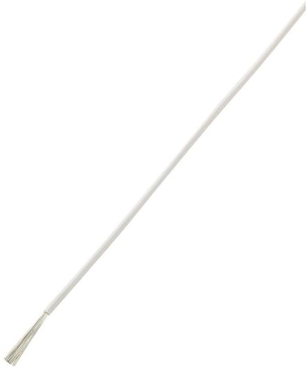 TRU COMPONENTS 1572282 Draad LiY 1 x 0.50 mm² Wit 10 m