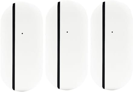 Huisbeveiligingsalarm - Deur sensor - Slimme woning - App meldingen - 3 stuks - Wit
