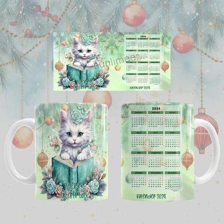 Mok Merry christmas / Vrolijk kerstfeest met de jaarkalender 2024!