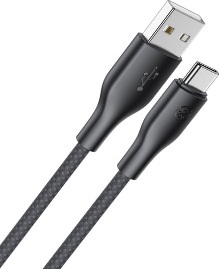 USB naar USB C Kabel 1 Meter - Fast Charge - USB-C Oplader Kabel - Geschikt voor Samsung Kabel - Zwart