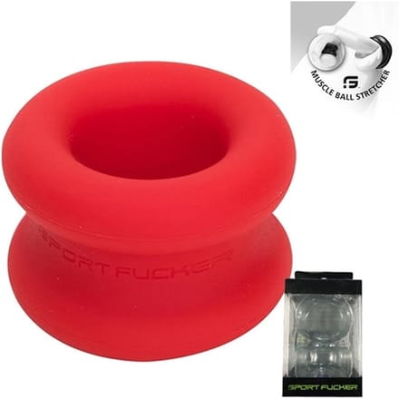 Sport Fucker Muscle Ball Stretcher - Rood