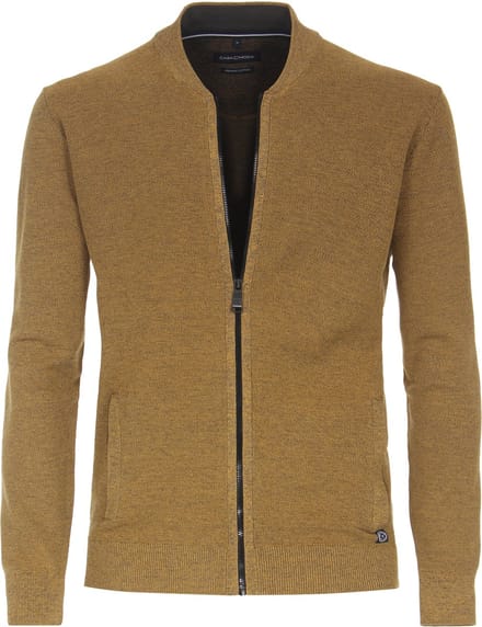 CASAMODA Vest Melange Geel - Maat 3XL - Heren