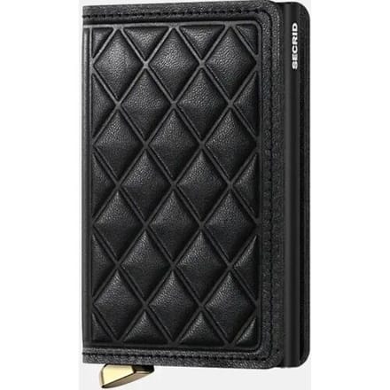 Secrid Unisex Slimwallet Emboss Diamond Black Taglia: OS | Portafogli Outlet | Unisex | Nero