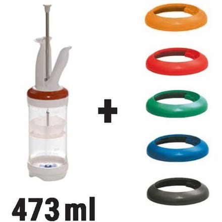 GGM Gastro (3 Stück) Portion Pal Kit mit Dreilochmembran Meerkleurig