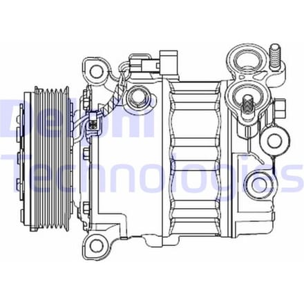 Compressor airconditioning DELPHI CS20512