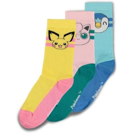 Pokémon - Gaming Sokken - EU 35-38 - voor Mannen - meerkleurig