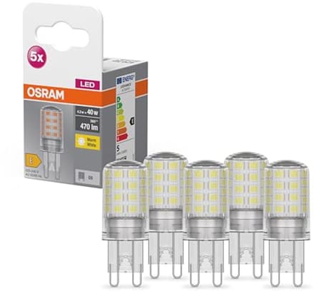 LED G9 Lamp in Warm Wit - 5-Pack, Energiezuinige Vervanging voor Traditionele Gloeilampen