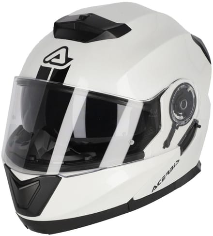 Acerbis Serel Solid Wit Systeemhelm - Helm