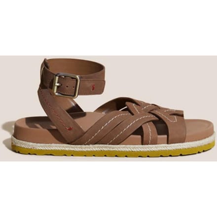 White Stuff Weave Footbed Sandal Mid Tan Größe: 4 | Sandalen Outlet | Damen | Braun