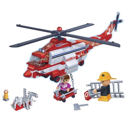 BanBao Brandweer Brandweer Helikopter - 8315