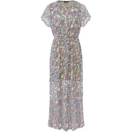 ESMARA Dames maxi-jurk (Lichtroze/blauw/groen, 44)