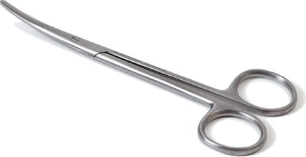 Metzenbaum prepareerschaar RVS gebogen 23 cm Medipharchem - RVS - Rechtshandig - Metzenbaum gebogen