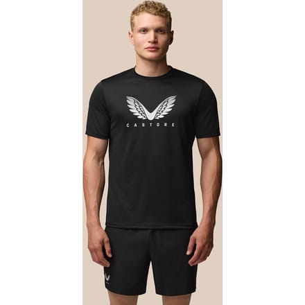 Heren Adapt Grafisch T-shirt Met Korte Mouwen - Zwart