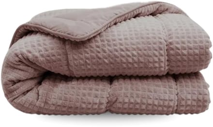 Zelesta Special Teddy Check Dekbed - Oud Roze 200x200cm