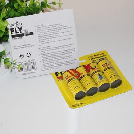 Piège à insectes - YWEI - LAMPE ANTI-INSECTE - Jaune - 4 rouleaux - Respectueux de l'environnement