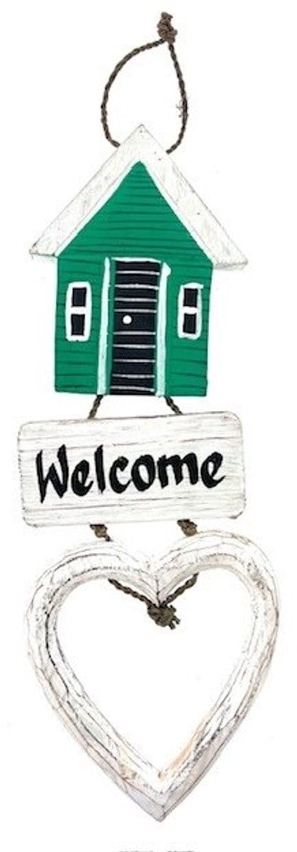 Guirlande huisje Hamza Welcome groen