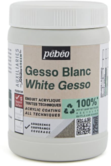 Pebeo White Gesso, Studio Green 225ml