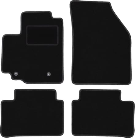 Zwarte veloursmatten voor: Suzuki Splash hatchback (2008-2014)