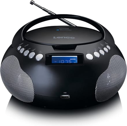 Draagbare CD Radio met Bluetooth en USB - PLL FM Tuner - LCD Display