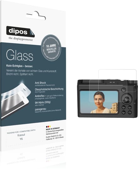 dipos – 2x Matte Pantserfolie geschikt voor fceoul Y6 | 9H Screenprotector